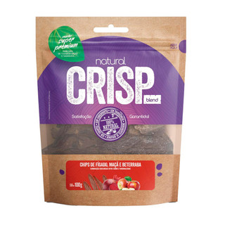 Petisco Snack Natural Crisp Para Cães Chips Fígado, Maçã e Beterraba 100g em Oferta na Shopee