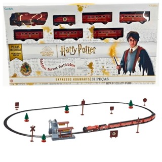 Ferrovia Mágica do Harry Potter Expresso de Hogwarts 37 Peças Brinquedo Infantil Candide 37002 em Oferta na Shopee