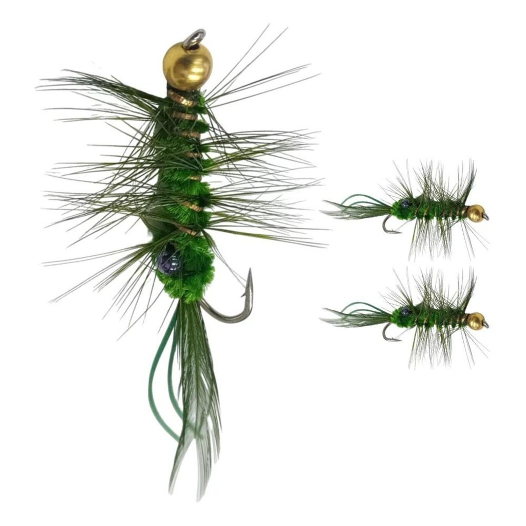 Isca Artificial para Pesca Fly GREGORIO PITU #4 C/3