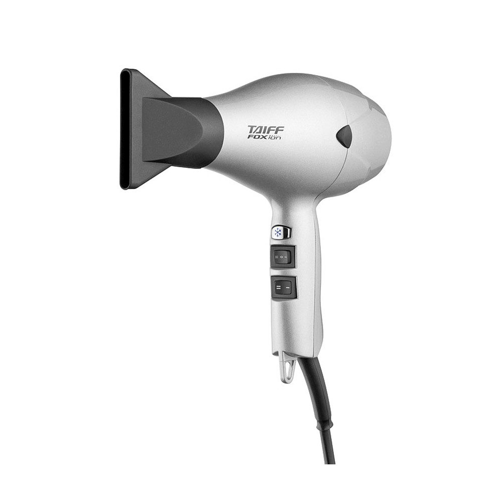 Secador de Cabelo Profissional Taiff Fox Íon Prata -110V em Oferta na Shopee