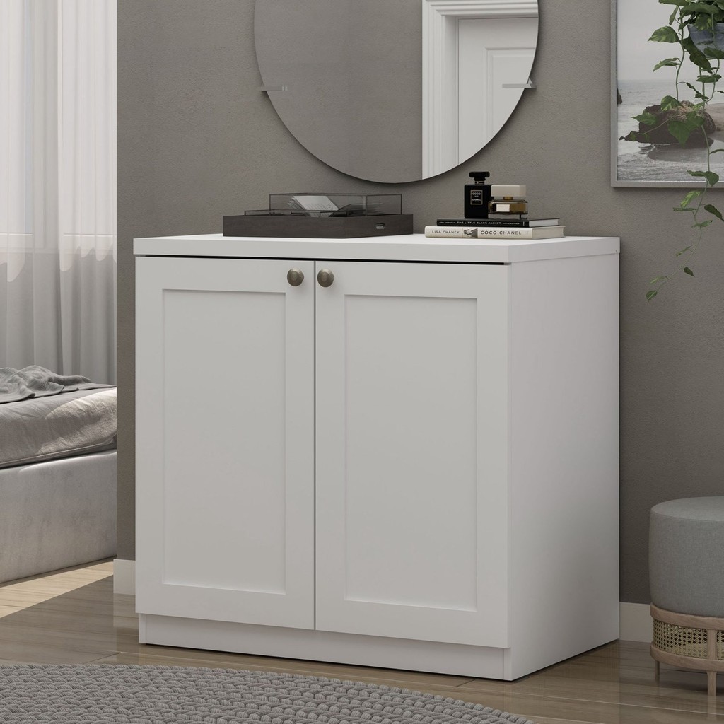 Balcão Provençal 2 Portas100% MDF Infinity Branco - Home & Living