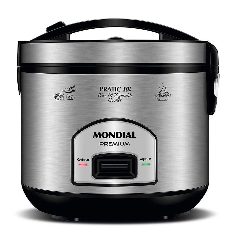 Panela Elétrica Mondial Pratic 10i Pe-42-10x 127v-preto/inox