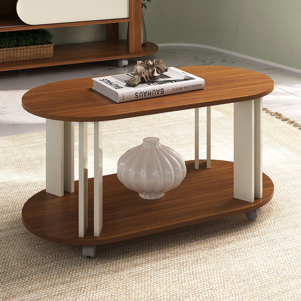 Mesa de Centro Ciclo 1 Prateleira 100% Mdf