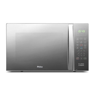 Micro-Ondas Philco 42L PMO42EB Branco Espelhado em Oferta na Shopee