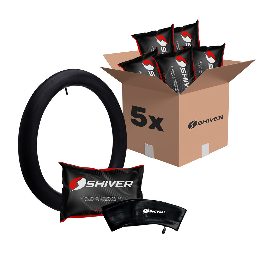 Câmara De Ar Para Pneu aro 18 Moto Honda Cg Kit  Com 5 Unidades em Oferta na Shopee