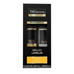 Kit Shampoo 350ml + Condicionador 175ml Tresemme Brilho Lamelar