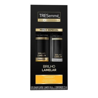 Kit Shampoo 350ml + Condicionador 175ml Tresemme Brilho Lamelar em Oferta na Shopee