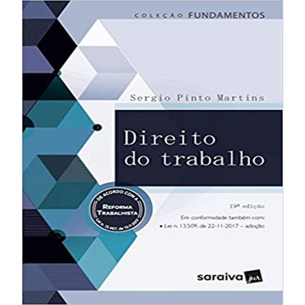 DIREITO DO TRABALHO   19 ED