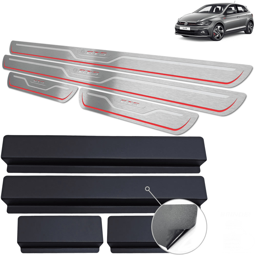 Soleira de Porta Polo GTS 2018/.. - Aço Inox