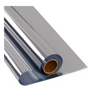 Insulfilm Espelhado Prata 0,75x2,5m Residencial E Automotivo