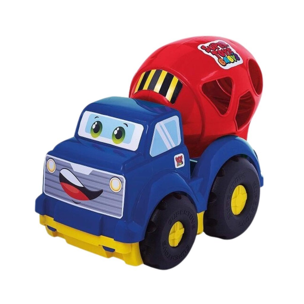 Brinquedo Didático para Bebê Caminhão Betoneira Super Toys - 389 em Oferta na Shopee