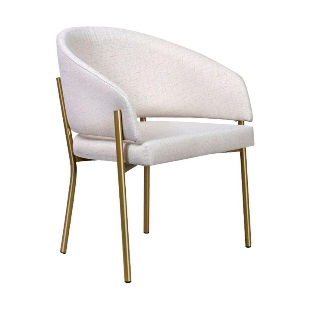 Poltrona Decorativa com Pés de Ferro Multimóveis CR7009 em Oferta na Shopee