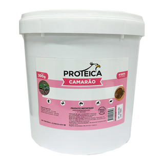 Camarão seco desidratado Balde 300g - PROTEICA em Oferta na Shopee