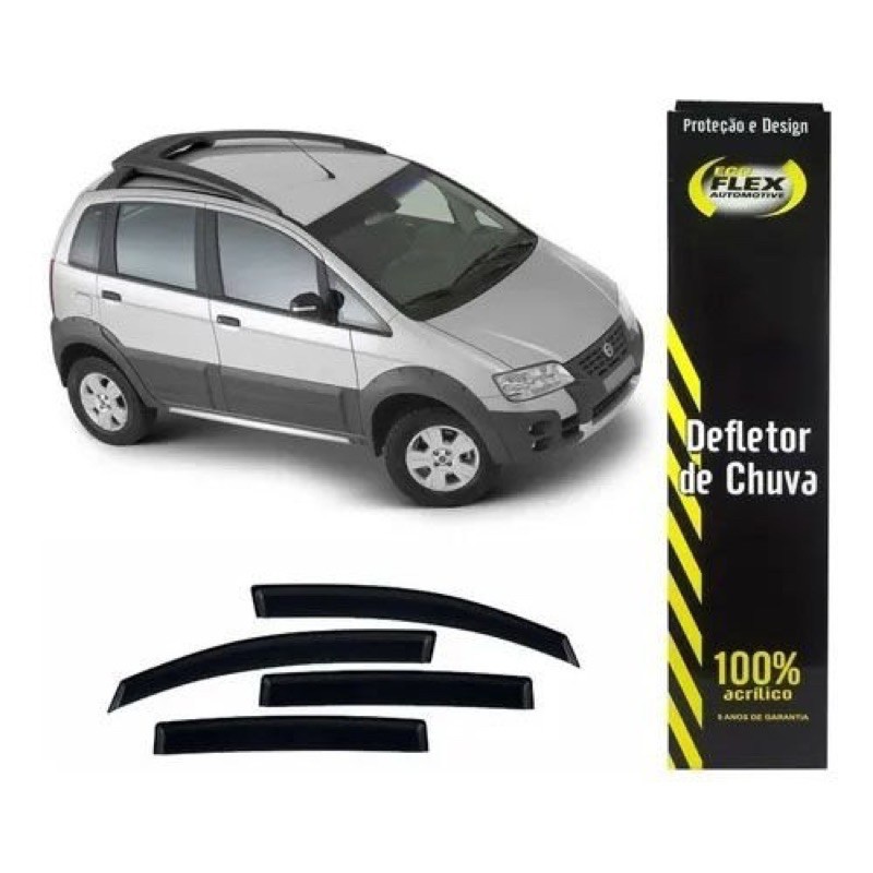 Calha De Chuva Defletor 4 Portas Idea 2005 a 2015 50009A em Oferta na Shopee