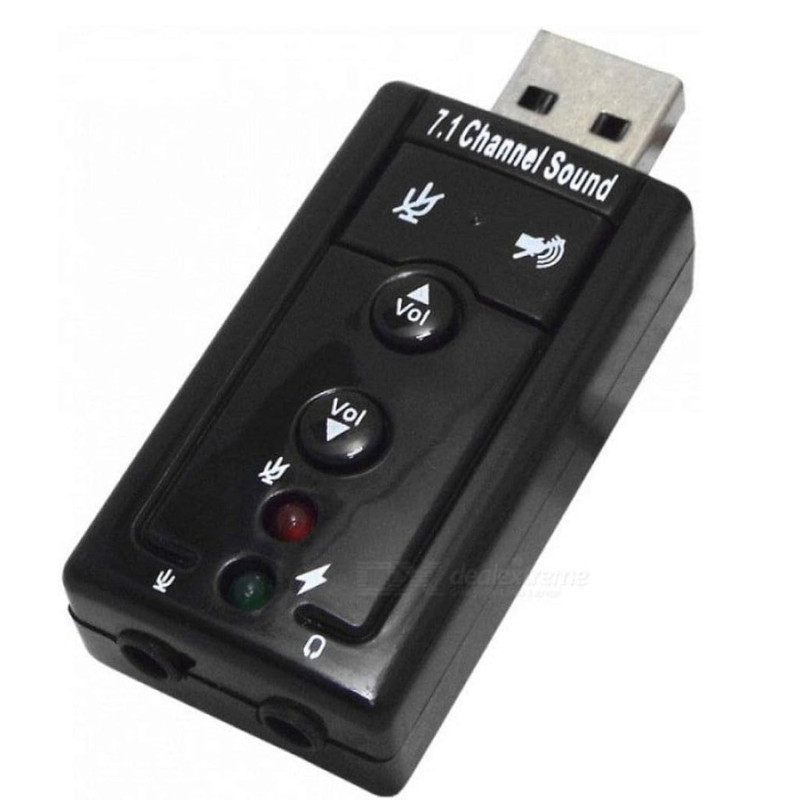 Adaptador De Som USB Exbom USOM-10
