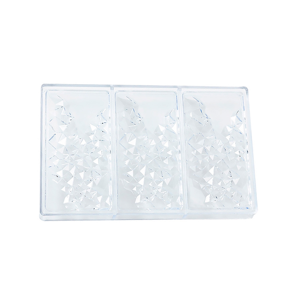 Molde SilverChef Forma 3 Barras Acetato Chocolate