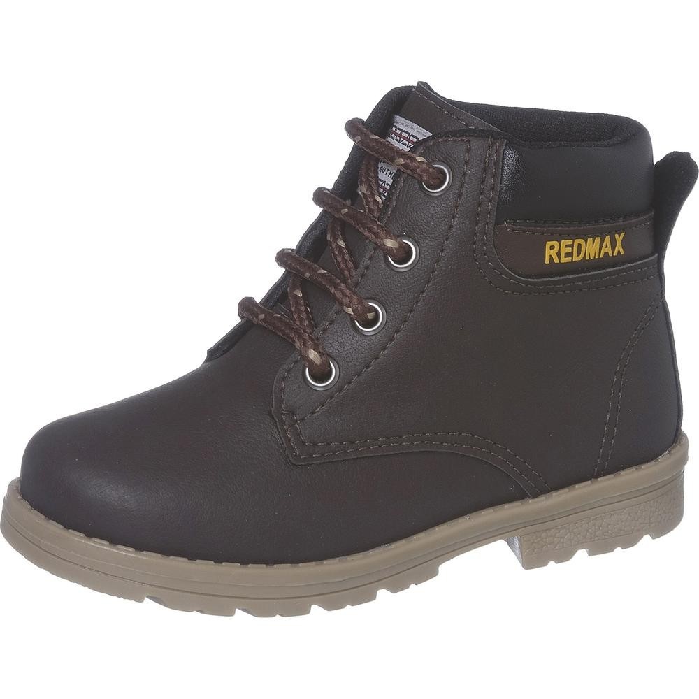Bota Coturno Infantil Botinha Menino Botina Marrom Botinha cadarço Ajustável 20 ao 36