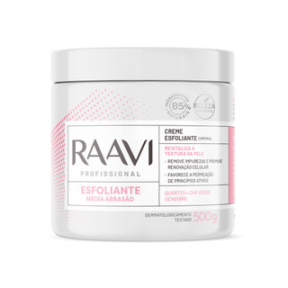 Creme Esfoliante Corporal Chá Verde Gengibre Raavi 500g em Oferta na Shopee