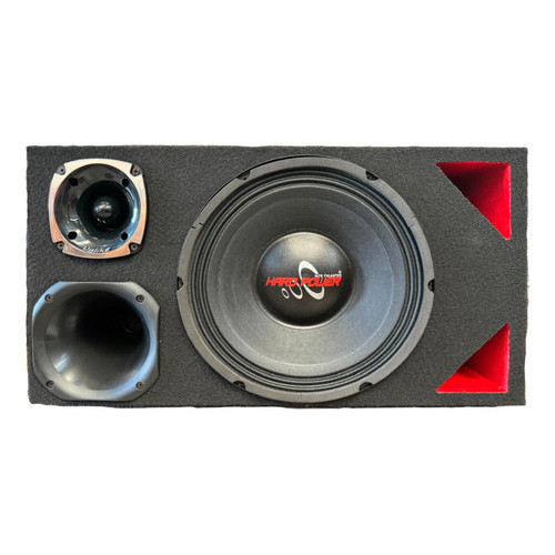 CAIXA TRIO DUTO TRIANGULO ALTO FALANTE HARD POWER HP 750 SOM AUTOMOTIVA em Oferta na Shopee