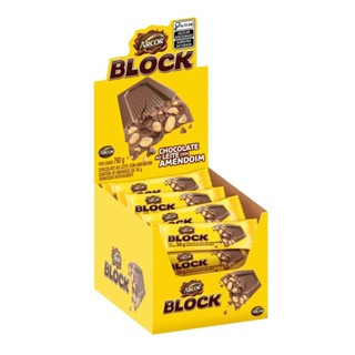 Chocolate Block  20 Unidades 38g em Oferta na Shopee