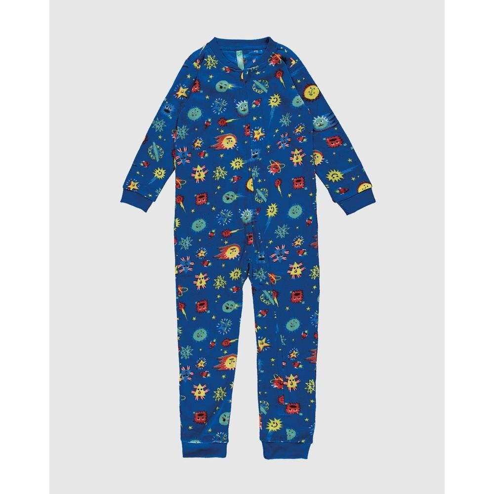 Pijama Macacão Infantil Unissex Estampado Em Soft Malwee Kids em Oferta na Shopee
