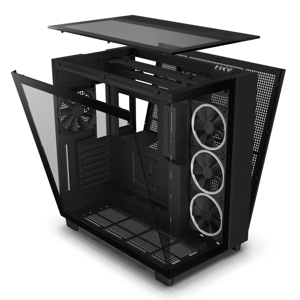 Gabinete Gamer NZXT H9 Elite - Lateral, Topo e Frontal em Vidro Temperado - USB 