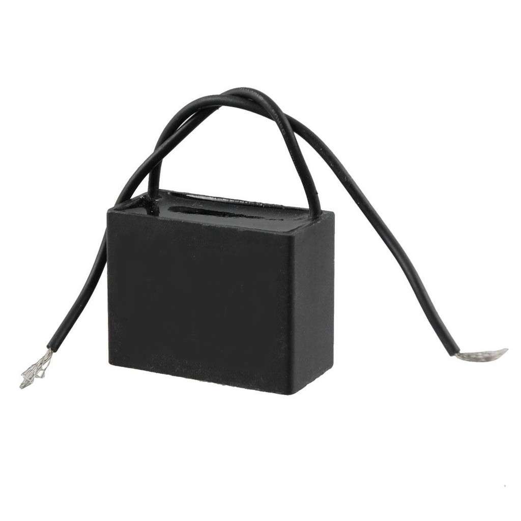 Capacitor Quadrado 12uF CBB61 Ventilador 450v 50/60hz 2 Fios