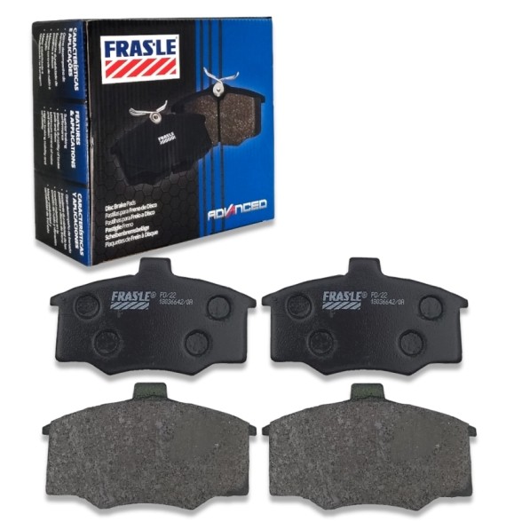 Pastilha Freio Dianteira Ipanema Monza Kadett Del-Rey Scala Pampa 1.6/1.8/2.0 - Frasle PD22 em Oferta na Shopee