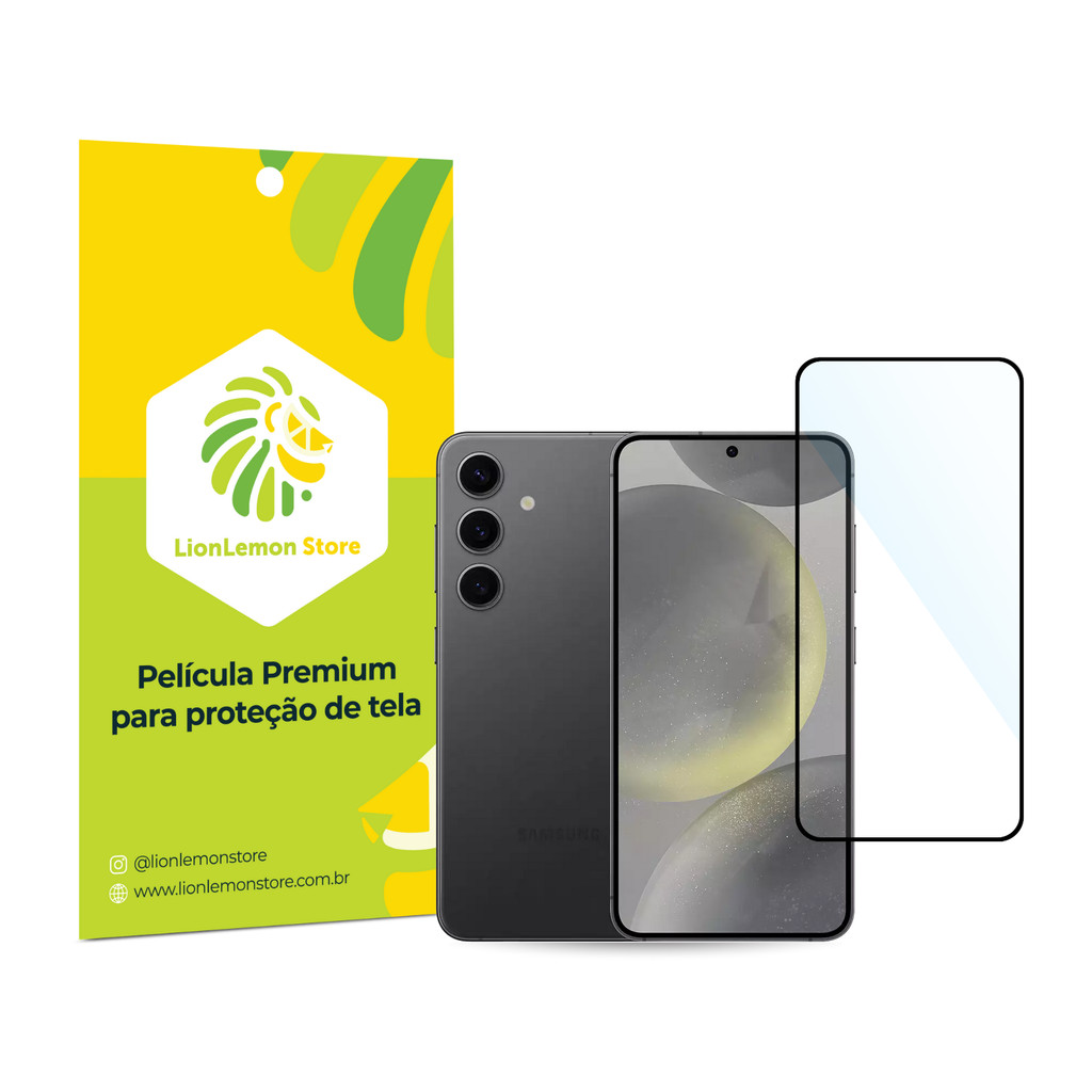Película de Vidro Ultrashield LionLemon p/ Samsung Galaxy S24