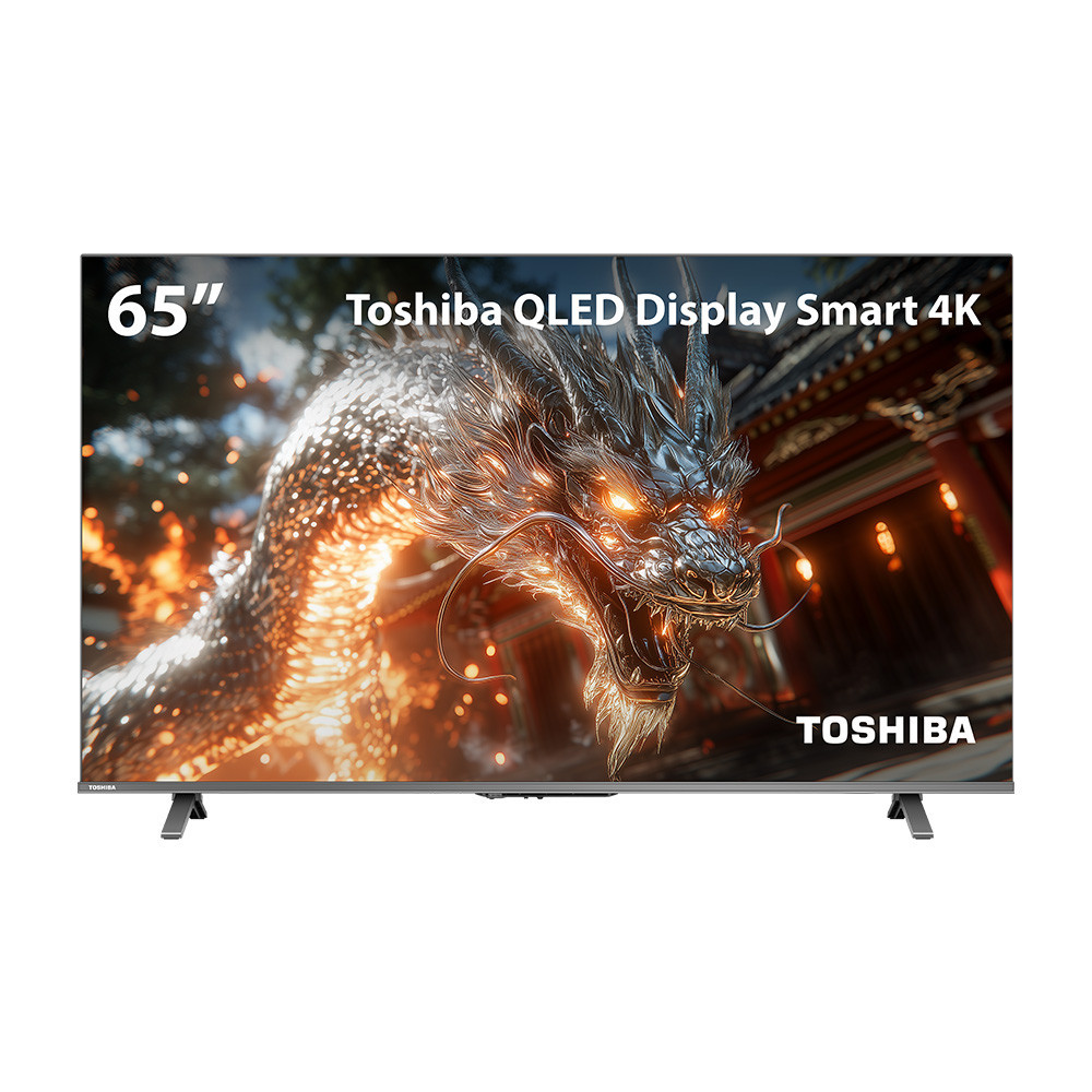 Smart TV QLED 65 4K Toshiba Google TV 4HDMI 2USB Wi-Fi em Oferta na Shopee