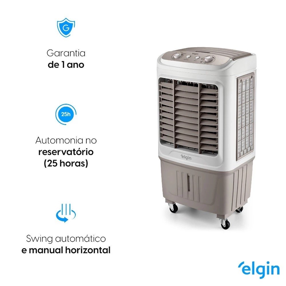 Detalhes do Climatizador de Ar Portátil 45 Litros Grande Para Loja Fábrica Industria Comércio Big Air Elgin