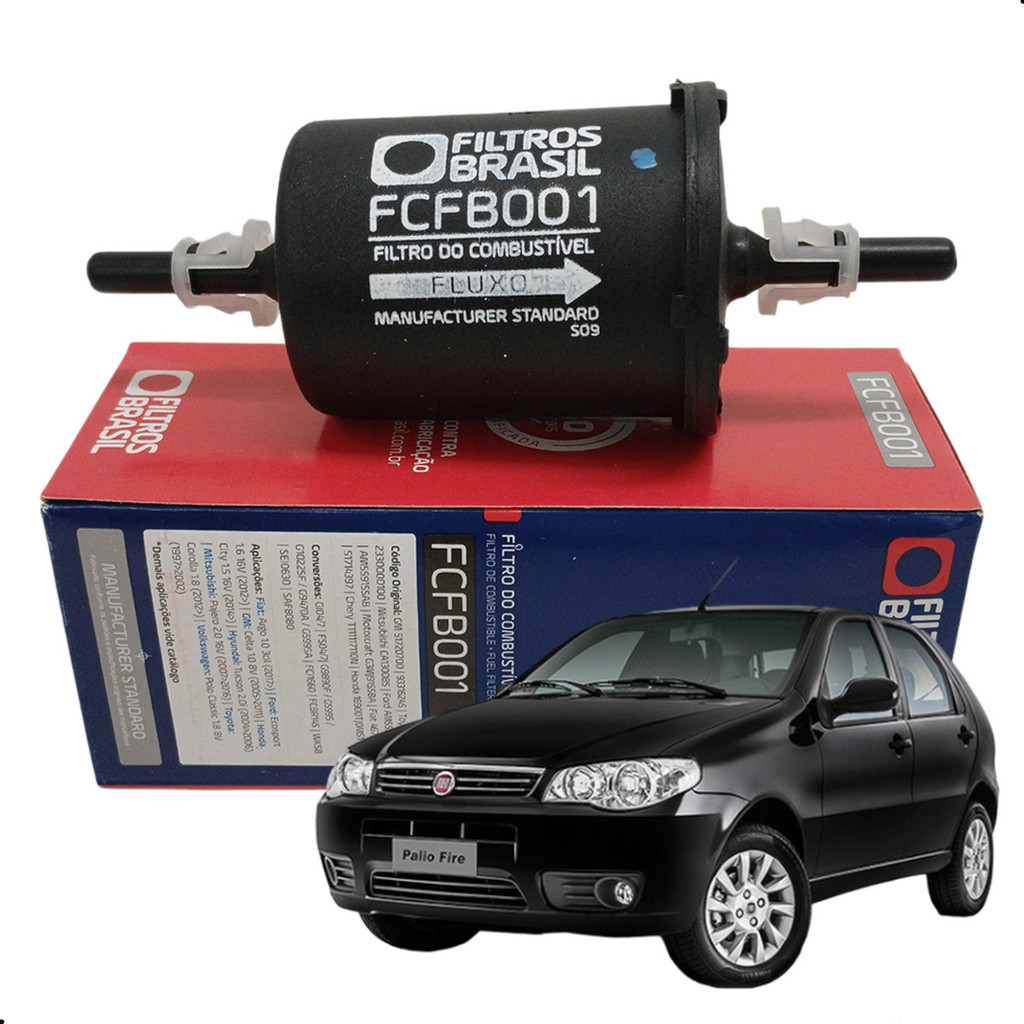 Filtro Combustível Corsa Celta Onix Palio Idea Doblo Ka Fiesta Fit Jeep em Oferta na Shopee