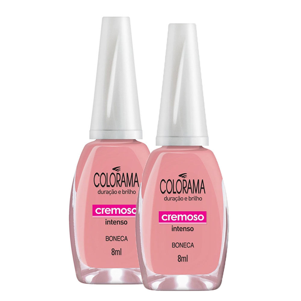 Kit 2 Esmalte Colorama Cor Boneca com 8ml - Beauty