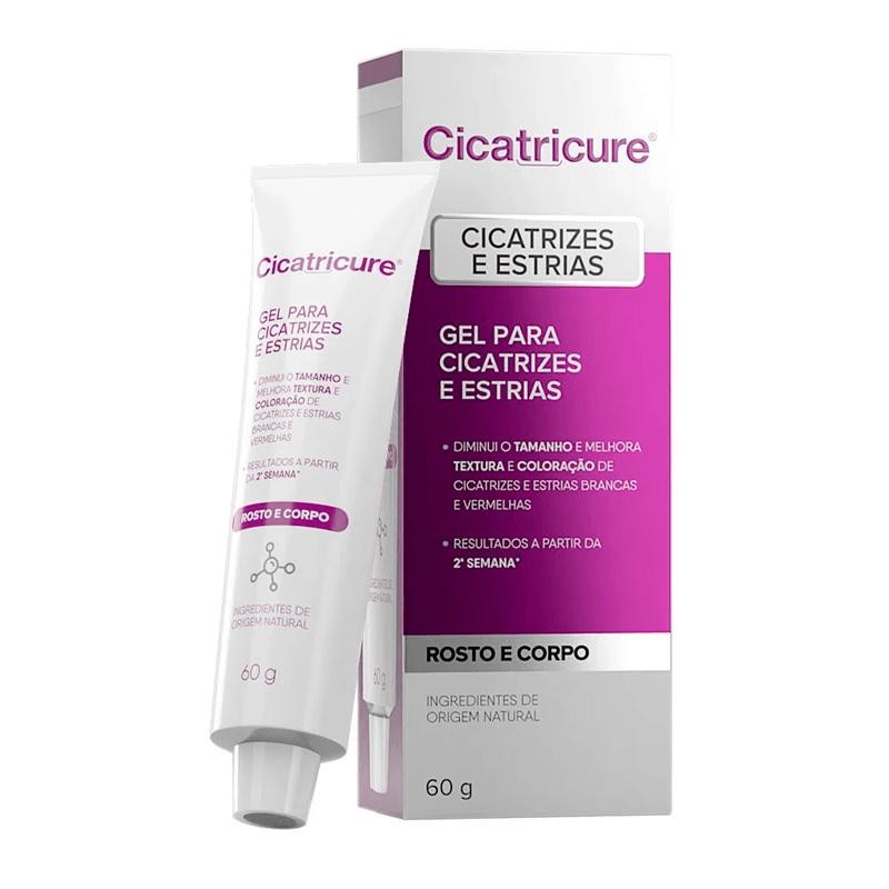 Gel para Cicatrizes Cicatricure Rosto e Corpo 60g em Oferta na Shopee