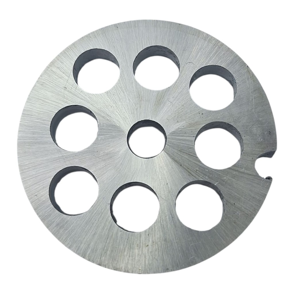 DISCO DE MEODOR DE CARNE BOCA 05 FURO 10 05/10 AÇO CARBONO  REDE PARA MOEDOR DE CARNE