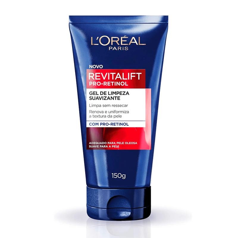 Gel de Limpeza Facial Suavizante L'Oréal Paris Revitalift Pro-Retinol 150g em Oferta na Shopee