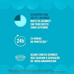 Antisséptico Bucal Listerine Cool Mint Refrescância Intensa 1 Litro