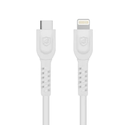 Cabo Dual Shock (iPhone / iPad) Lightning / Type C - Branco - 1,2m (MFI Homologado) - Gshield