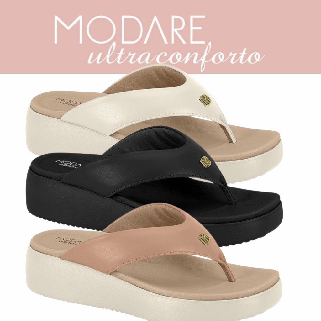 Tamanco Papete Modare Slide Chinelo Ultra Conforto Ortopédico Leve ORIGINAL em Oferta na Shopee