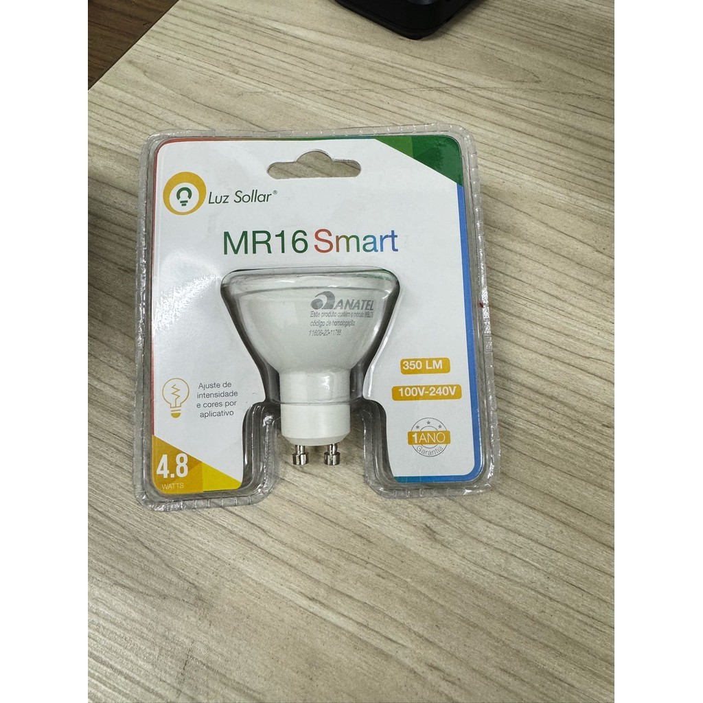 Lâmpada LED MR16 Smart Wifi 4,8W RGB Gu10 Bivolt - luz sollar