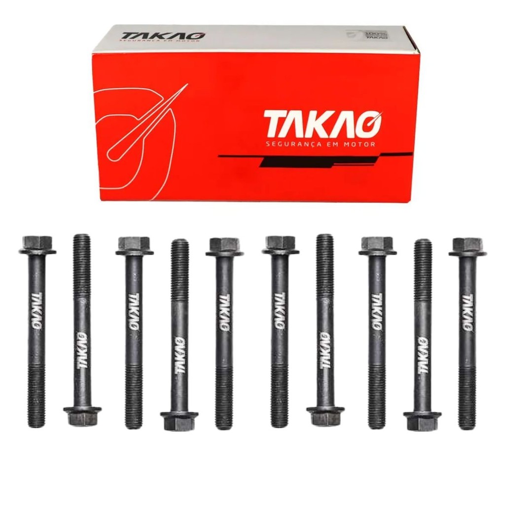 Parafuso Cabeçote (Jg) Family 1.0 2007 A 2020 / Cargo 1.0 2007 A 2020 / Van 1.0 2007 A 2015 - Takao Pcsz09