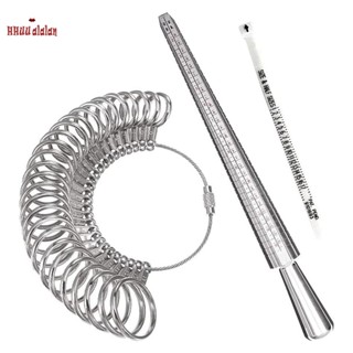3 Pçs Anel Sizer Conjunto De Ferramentas De Medição Medidores De Com Dedo Mandril Para De Dimensionamento De Jóias , Fác em Oferta na Shopee
