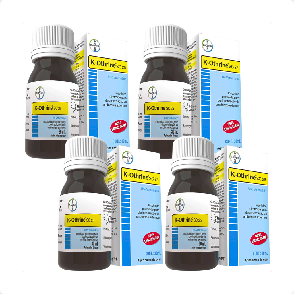 Kit 4 K-Othrine SC 25 Bayer - 30 mL em Oferta na Shopee
