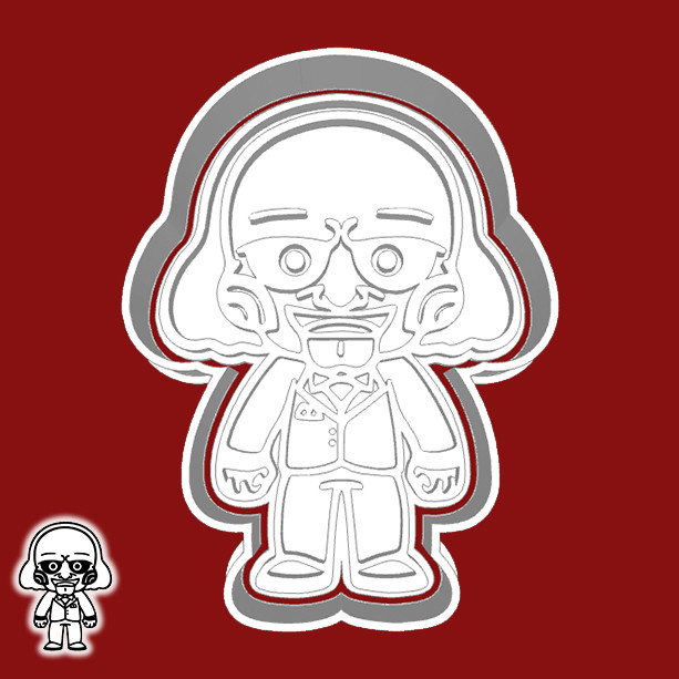 Cortador de Biscoito "FILMES DE TERROR" DE HALLOWEEN - BILLY, O FANTOCHE