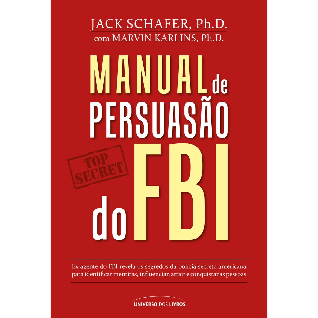 Manual de persuasão do FBI - MKP em Oferta na Shopee