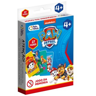 JOGO DA MEMÓRIA PATRULHA CANINA PAIS E FILHOS 27 PARES PAW PATROL CACHORRO EDUCATIVO FOCO GAMES & em Oferta na Shopee