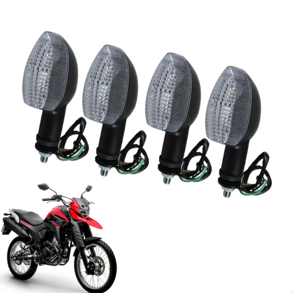 Pisca Seta Moto Para Fazer Lander Lente Cristal Kit Com 4 Unidades em Oferta na Shopee