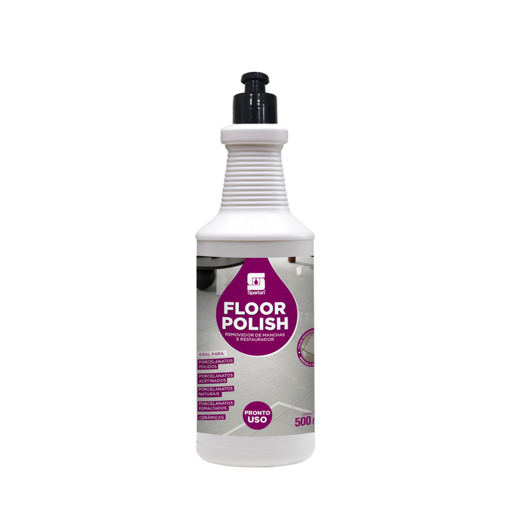 Removedor de Manchas Floor Polish 500ml Spartan - Restaurador e Renovador - Home & Living