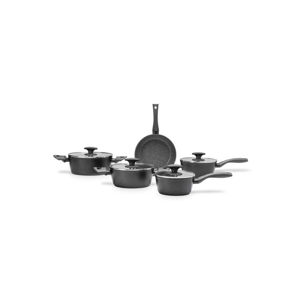 Jogo de Panelas 5 Peças Orion com Indução Preto Brinox