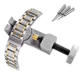 Ferramenta Tira Pino Ajusta Saca Remove Pulseira De Relógio Em Aço + 3 Pinos Reserva em Oferta na Shopee